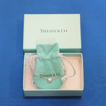 TIFFANY & CO.◆ティファニー シグネチャー ミニ ホワイトゴールド ダイヤモンド ネックレス 保管袋＆元箱付◆USED美品_画像10