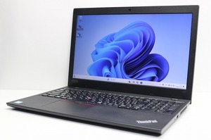 ノートパソコン Windows11 中古 LENOVO ThinkPad L580 大画面 15.6インチ 第8世代 Core i3 SSD256GB メモリ4GB Windows10 カメラ