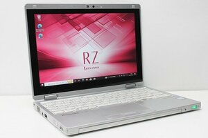 1円スタート Windows11 無料変更 軽量745g 2in1PC Panasonic レッツノート CF-RZ6 Windows10 第7世代 Core i5 SSD256GB メモリ8GB