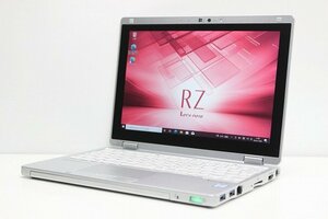 1円スタート Windows11 無料変更 2in1PC Panasonic レッツノート CF-RZ6 Windows10 Windows11 第7世代 Core i5 SSD256GB メモリ8GB