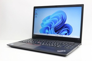 ノートパソコン Windows11 中古 LENOVO ThinkPad E590 大画面 15.6インチ 第8世代 Core i3 SSD256GB メモリ8GB Windows10 カメラ 10キー