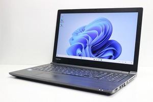 ノートパソコン Windows11 中古 東芝 dynabook B75 大画面 15.6インチ 第8世代 Core i7 SSD256GB メモリ16GB DVDマルチ Windows10 カメラ