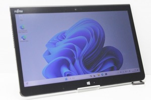 タブレットPC Windows11 中古 富士通 ARROWS Tab Q736 Core i5 6300U SSD128GB メモリ4GB Windows10 13.3インチ カメラ タッチパネル