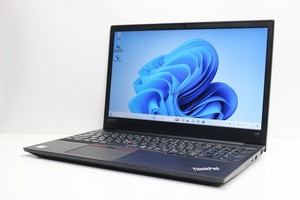 ノートパソコン Windows11 中古 LENOVO ThinkPad E590 大画面 15.6インチ 第8世代 Core i3 SSD256GB メモリ8GB Windows10 カメラ 10キー