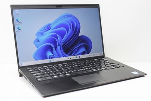 ノートパソコン Windows11 中古 VAIO Pro PK VJPK11C12N 14インチ 第8世代 Core i5 SSD256GB メモリ8GB Windows10 カメラ WWAN