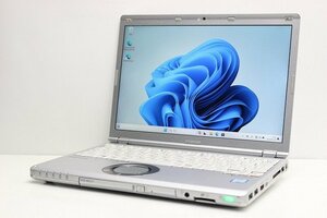 1円スタート ノートパソコン Windows11 Panasonic レッツノート CF-SZ6 DVDマルチ 第7世代 Core i5 SSD256GB メモリ8GB カメラWindows10