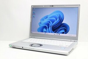 1円スタート ノートパソコン Windows11 Panasonic レッツノート CF-LV7 第8世代 Core i5 SSD256GB メモリ8GB Windows10 14インチ カメラ