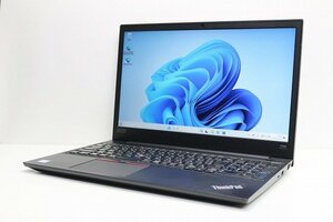 1円スタート ノートパソコン Windows11 LENOVO ThinkPad E590 大画面 15.6 第8世代 Core i3 SSD256GB メモリ8GB Windows10 カメラ 10キー