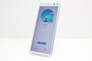 1円スタート au SONY Xperia 8 SOV42 SIMロック解除済み SIMフリー Android スマートフォン 残債なし 64GB ブルー