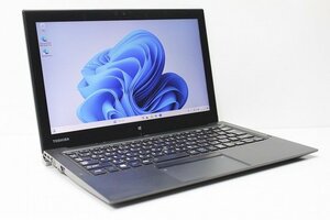 1円スタート ノートパソコン Windows11 2in1PC 東芝 dynabook R82 SSD128GB メモリ4GB Core m3 6Y30 Windows10 12.5 カメラ タブレット