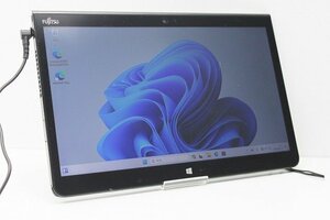 1円スタート タブレットPC Windows11 富士通 ARROWS Tab Q736 Core i5 6300U SSD128GB メモリ4GB Windows10 13.3 カメラ タッチパネル