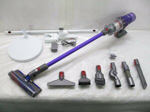 ◎Dyson ダイソン Digital Slim Fluffy SV18 コードレスクリーナー 掃除機 サイクロン式 スリムソフトローラーヘッド スタンド付き w263