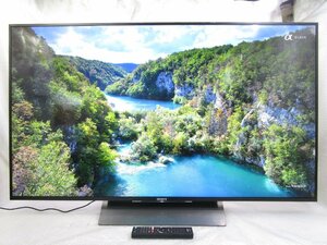 ◎SONY ソニー ブラビア 55インチ 4K液晶テレビ KJ-55X8500D HDR/倍速駆動/WIFI 2016年製 リモコン付き 訳アリ 直接引取OK w21211