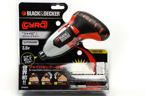 GYRO36 ブラックアンドデッカー ジャイロドライバー ジャイロスクリュードライバー 3.6V DIY 日曜大工 初心者 BLACK+DECKER 