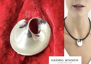 ★ GEORG JENSEN Mobius 374 TORUN ジョージジェンセン メビウス ペンダント シルバー ネックレストップ SV925 正規品