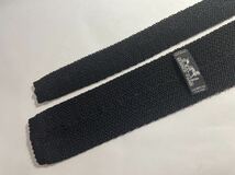 HERMES エルメス ニットタイ シルクタイ シルク100% カラフル ドット刺繍 ブラック ネクタイ クラヴァット ドイツ製 正規品_画像5