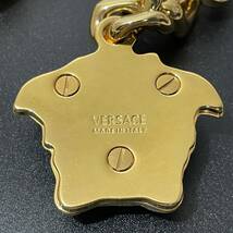 美品 VERSACE ヴェルサーチ メドューサ チャーム ゴールド チェーンネックレス チェーンベルト アクセサリー イタリア製 189.6g 正規品_画像8