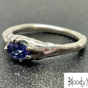 Bloody Mary ブラッディマリー 昼 Elix エリクス リング B 地 石モチーフ カラーストーン シルバー SV925 色石 指輪 正規品の画像1
