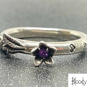 Bloody Mary ブラッディマリー リトルバーベナ 花 シルバー リング カラーストーン SV925 色石 指輪 正規品の画像1