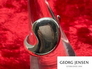 GEORG JENSEN 397 ジョージジェンセン シルバー モダン カフ リング 指輪 SV925 デンマーク製 正規品