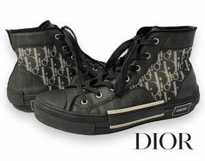 DIOR HOMME B23 OBLIQUE ディオール オム オブリーク トロッター クリスチャンディオール ハイカット スニーカー 黒 イタリア製 正規品