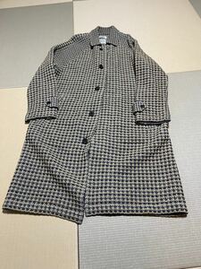 COOHEM コーへン レトロチェックツイードコート NO. 30-192-001 SIZE 3( L) MADE IN JAPAN 1-2回使用　超美品 