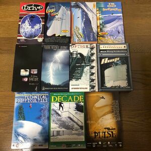 スノーボードビデオ　VHS ビデオテープ　11本