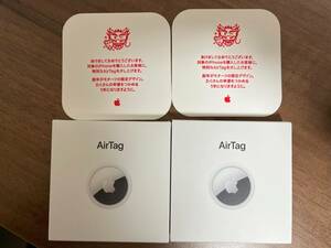 【新品未開封】エアタグ AirTag 2個セット 干支 辰年 限定 apple アップル 初売 2024 【送料無料】