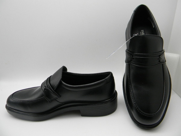 ★△【 FARAGO 】◆ 黒の革靴（２４．５ｃｍ）ビジネスシューズ Moonstar ムーンスター
