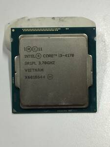 B2134)Intel Core i3-4170 3.70GHz SR1PL 中古動作品 (タ)