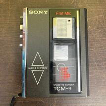 SONY ソニー カセットレコーダー TCM-7 TCM-47 TCM-59 ポータブル カセットプレーヤー CASSETTE CORDER まとめて3台WALKMAN _画像6