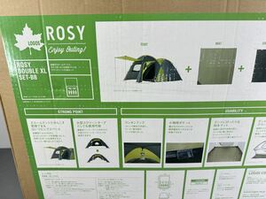 新品未使用■ LOGOS ロゴス ROSY DOUBLE XL SET-BB ドゥーブルXL セットーBB 2ルームテント マット シート 50000036 ROSY セット