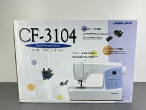 新品未使用■ ジャガーコンピュータミシン CF-3104 JAGUAR フットペダル付き ソーイングに簡単で便利機能満載！ 手芸 裁縫 ゆうパック