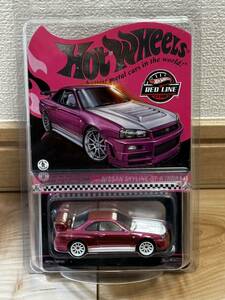 Hot Wheels RLC Nissan Skyline GT-R BNR34 Pink Editions ホットウィール 日産スカイライン