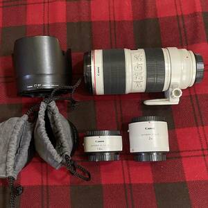 Canon EF70-200mm F2.8L IS II USM + テレコン２種セット