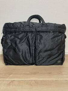 定価40,700円 廃版 即決 美品 PORTER TANKER 2WAY BOSTON BAG ポーター タンカー ボストンバッグ 黒 ブラック 吉田カバン ダッフルバッグ