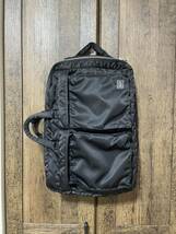 定価41,800円 即決 PORTER ポーター タンカー 3way リュック 黒 ブラック バッグ デイパック 吉田カバン ビジネスバッグ ブリーフケース_画像1