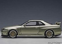 Aa 1/18 R34 GT-R Vスペック II Nru BBS ホイール（ミレニアムジェイド）77405 新品未開封 BNR34 GTR nismo オートアート_画像4