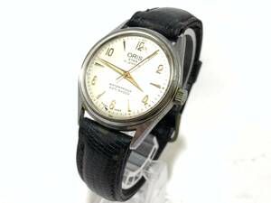 【稼働品】オリス スター ORIS STAR 7079 17JEWELS 手巻き腕時計 革ベルト 004JGHJC13