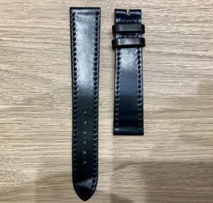 新品【NOMOS（ノモス）】純正レザーバンド　ブラック　18㎜