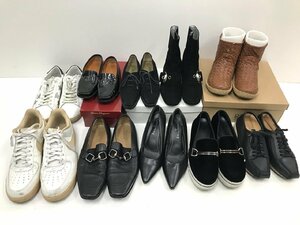 キングラム[31]靴 10足まとめ グッチ GUCCI フェラガモ BALLY ナイキ サンローラン ロメオバレンチノ スニーカー ブーツ【送料無料】＠241