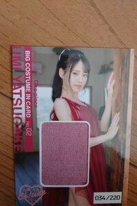 CJ107 八掛うみ OFFICIAL CARD COLLECTION ～Oh！cute～ big costume in card ビックコスチューム 220枚限定 キャミソール