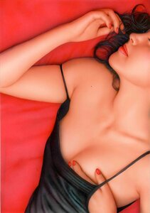 １００円!版画 石川吾郎 本人の出品です日本出版新書表紙装丁美人画 赤と黒と蜜悦