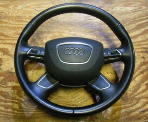  Audi A3 TFSI 8VCXS оригинальный кожа кожа рулевой механизм рукоятка с переключателем имеется 