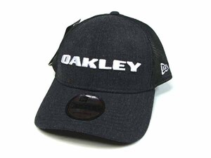 OAKLEY オークリー メッシュ キャップ ブラック フリーサイズ 男女兼用 ウール混 ゴルフ 帽子 New Era 【新品未使用品】 ◆アウトレット◆