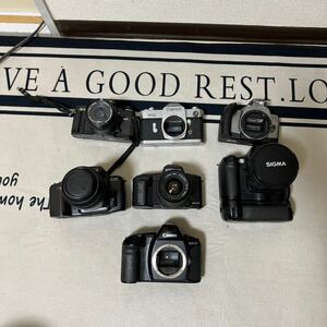 Canon フィルムカメラ EOS-1 N 、NiKOn D100、200-AF、X-700、F X、【現状品】