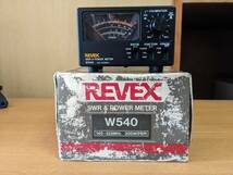 REVEX　リーベックス　W540　SWR＆パワー計　140-525MHz　200W　ジャンク_画像1