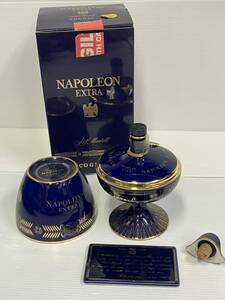 マーテル ナポレオンエクストラ リモージュボトル 陶器ボトル ブランデー 700ml 40％ 古酒 洋酒 付属品 