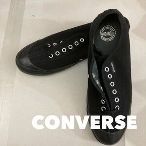 【新品未使用】コンバース CONVERSE BIG C TS GS OX 復刻 キャンバス地 トリプルブラック スニーカー ローカット LOW ブラック 27.0cm @◆