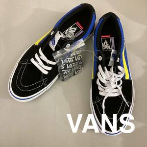 【新品未使用】バンズ VANS SK8-LOW スケート クラシック オールドスクール キャンバス地 スウェード POP CUSH ブラック ブルー 28.0cm @◆